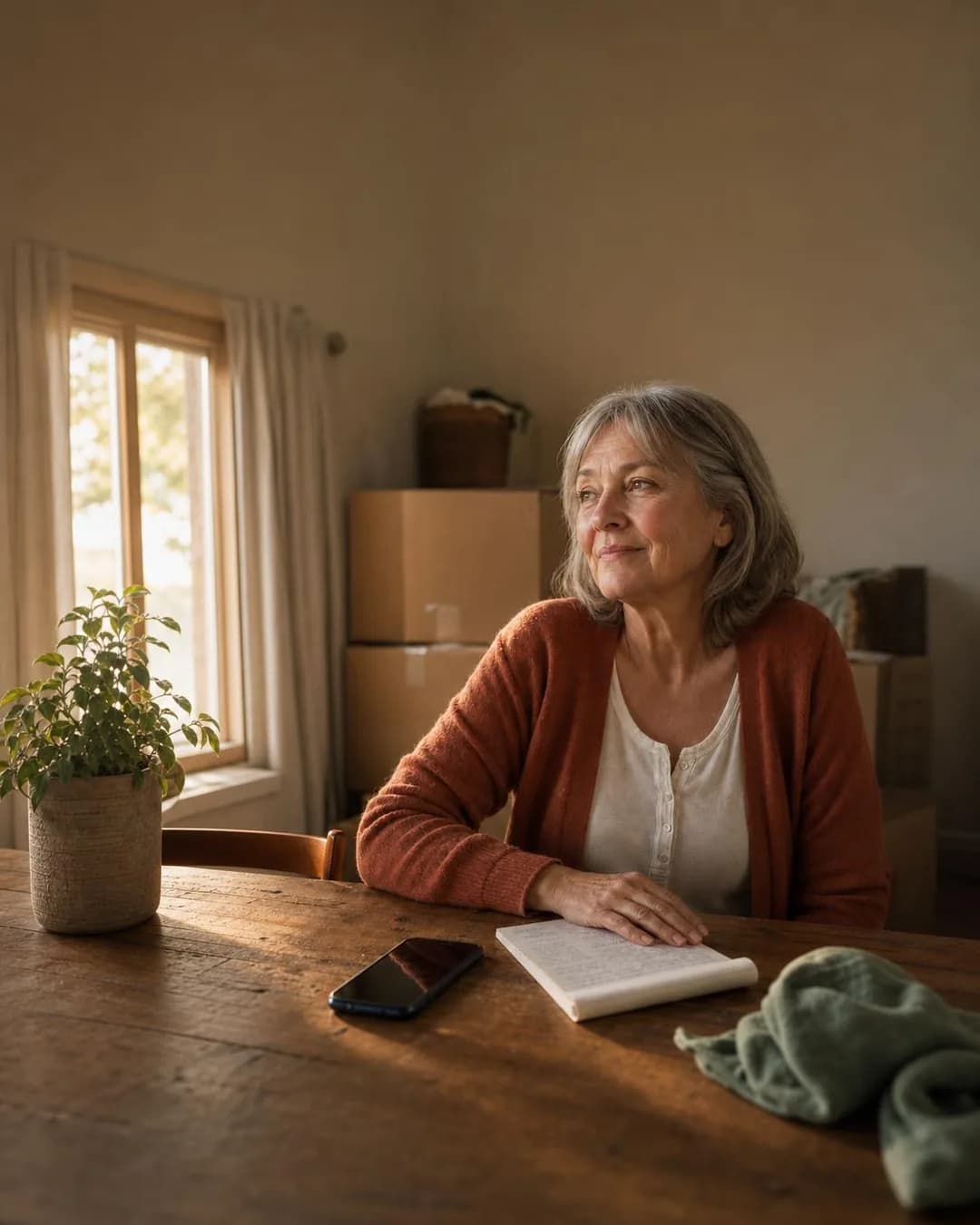 Portrait of the owner / user, portrait 4:5. The relief here is structural: one named coordinator absorbs the scheduling and decision-fatigue of three separate vendors so the family carries none of it.