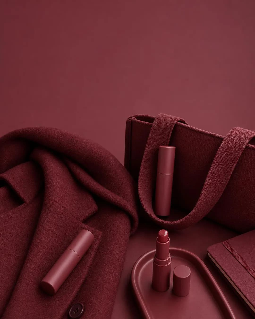 Color-drenched set, portrait 4:5. Stop hunting lost tubes by keeping honest, shea-rich color everywhere you reach for under eight dollars each.