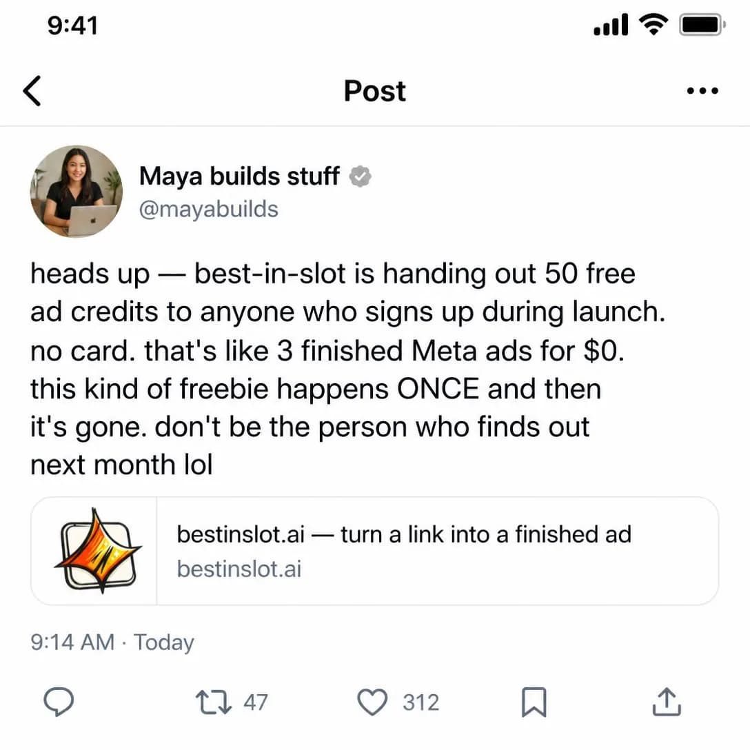 A pixel-accurate screenshot of a single post in the X (Twitter) mobile app, light mode, filling the entire frame