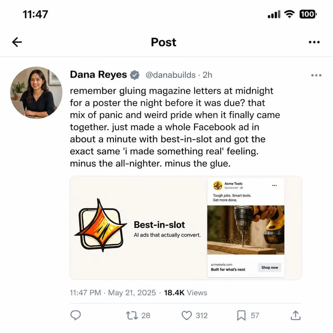 A pixel-accurate screenshot of a single post on the X (Twitter) mobile app, light mode, iOS