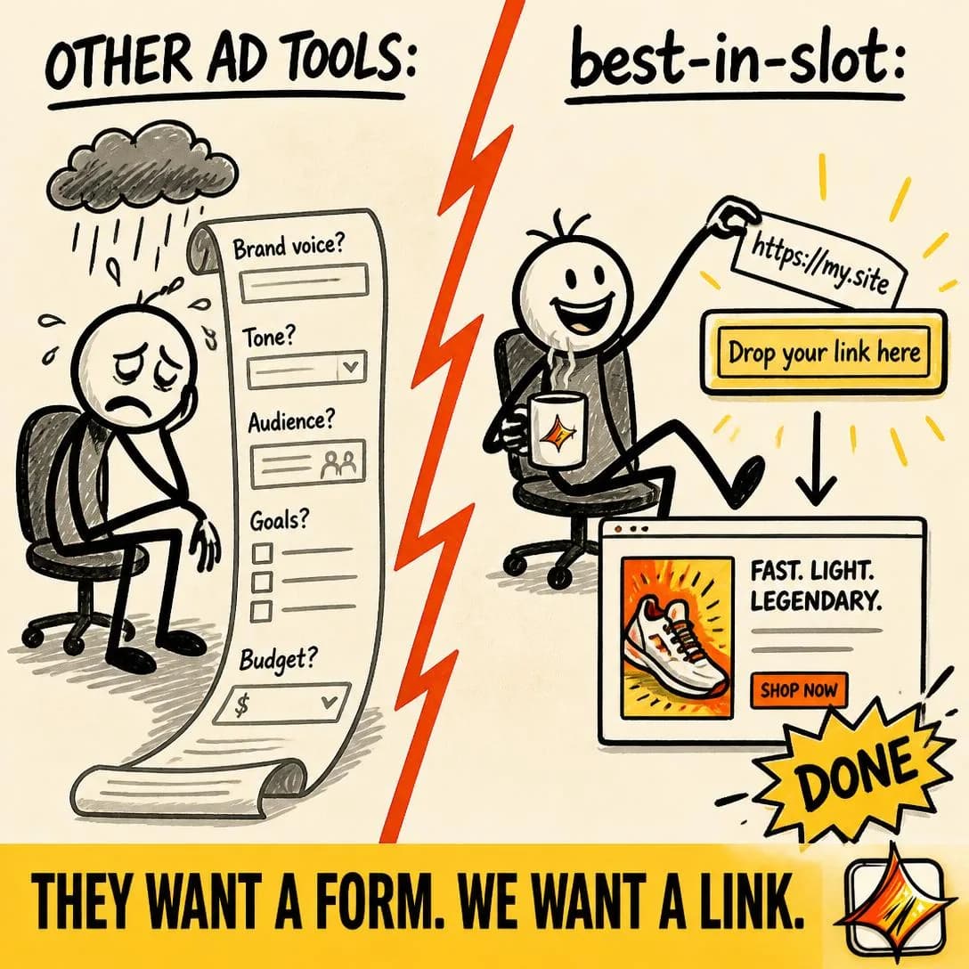 A hand-drawn cartoon meme in the classic 'two panels of contrast' format, on a warm beige background with an informal, playful marker-style aesthetic